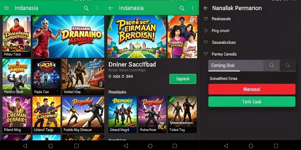 Ilustrasi interaksi sosial antar pemain di dalam game.