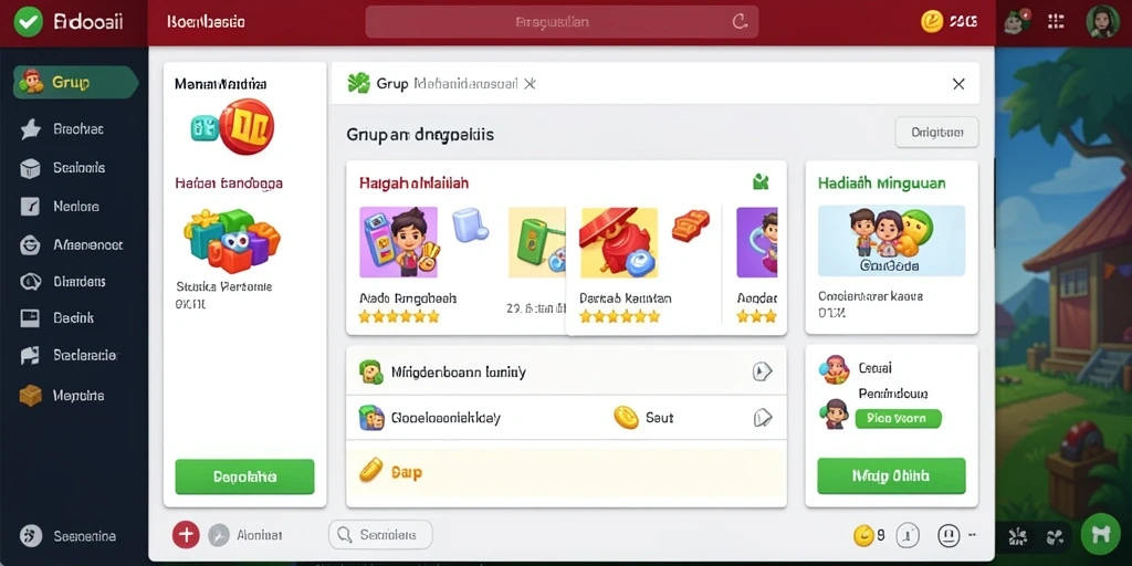 Screenshot aksi seru dalam permainan yang menguji keterampilan.