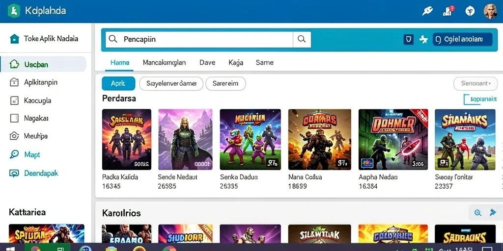 Tangkapan layar interaksi multiplayer yang seru.