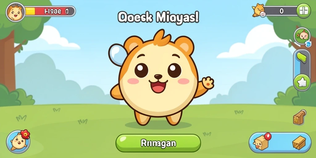 Sistem interaksi sosial yang menarik di dalam game.